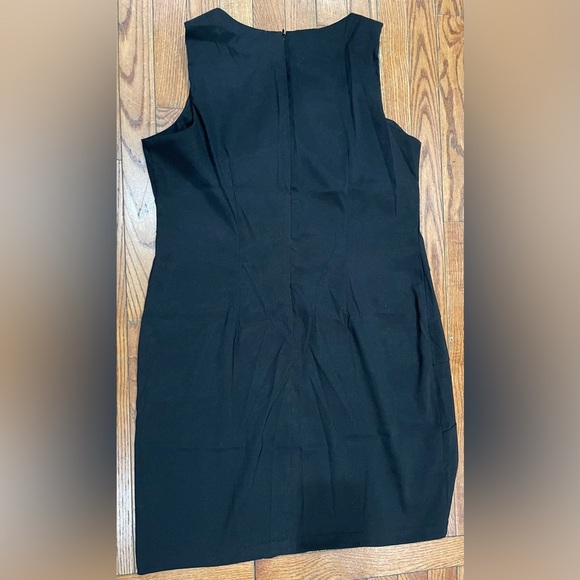 AGB Black Asymmetrical Sleeveless Dress - Picture 3 of 6